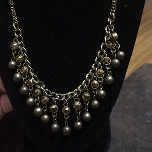 💎3/$10 short brass dangly necklace